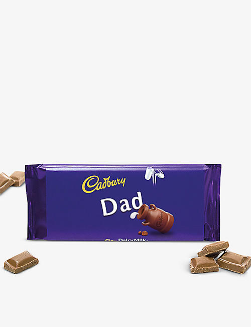 CADBURY: Dad Dairy Milk chocolate bar 110g