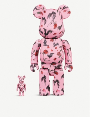 Be@rbrick Kidill × Eri Wakiyama Bat & Rose White 100％ & 400