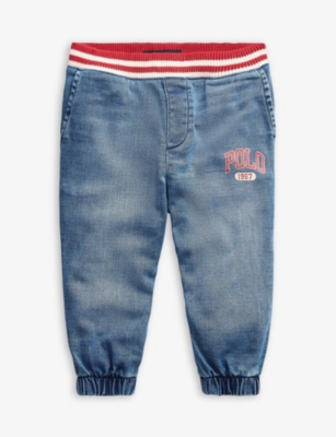 denim jogging bottoms
