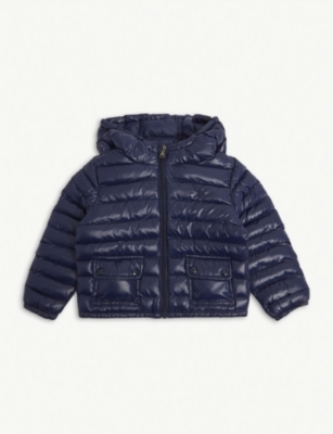 ralph lauren hooded down jacket navy