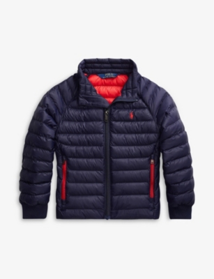 north face red puffer jacket mens