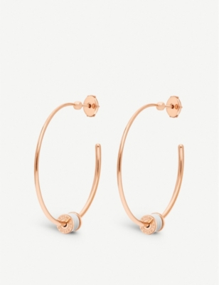 bvlgari hoop earrings