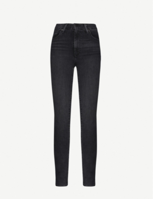 high waisted black jeans levis