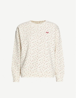 levi's floral hoodie