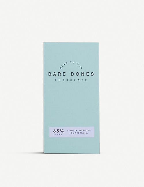 CHOCOLATE: Bare Bones Guatemala 65% dark chocolate bar 70g