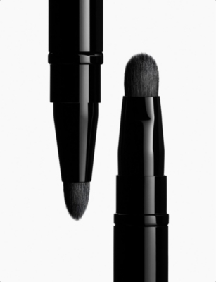 PINCEAU DUO CONTOUR YEUX RÉTRACTABLE N°201 Dual-Ended Brush