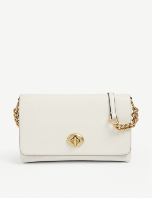 Coach Crosstown Leather Crossbody Bag In B4/chalk ModeSens