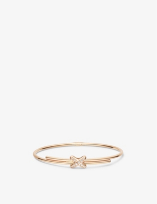 CHAUMET: Jeux de Liens 18ct rose-gold and diamond bracelet