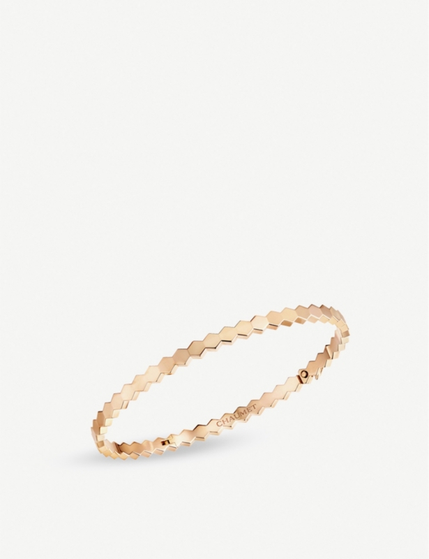 Bee de Chaumet 18ct rose-gold bangle