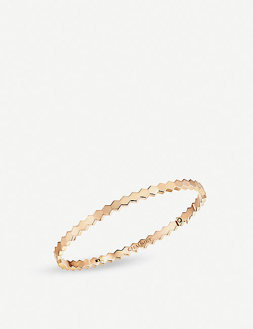CHAUMET: Bee My Love 18ct rose-gold bangle
