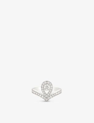 Chaumet Womens White Gold Joséphine Aigrette 18ct White-gold And Diamond Ring