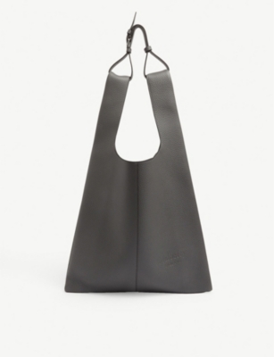 oversized leather tote bag