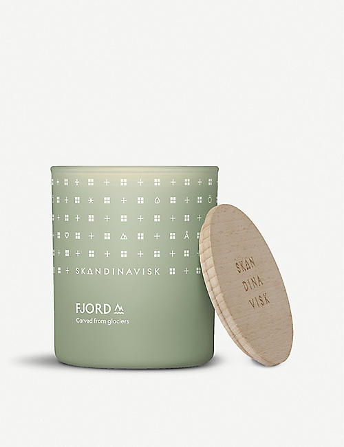 SKANDINAVISK: FJORD scented candle with lid 200g