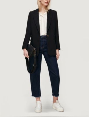WHISTLES: Boyfriend single-breasted polyester-blend blazer