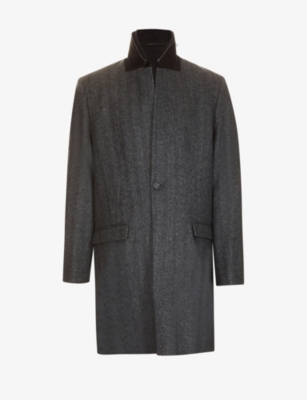 all saints herringbone coat