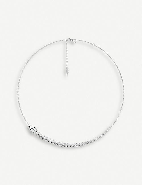 SHAUN LEANE: Serpent Trace sterling silver necklace