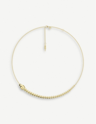 Shaun Leane Serpent Trace Yellow Gold-plated Vermeil Sterling Silver Necklace In Yellow Gold Vermeil