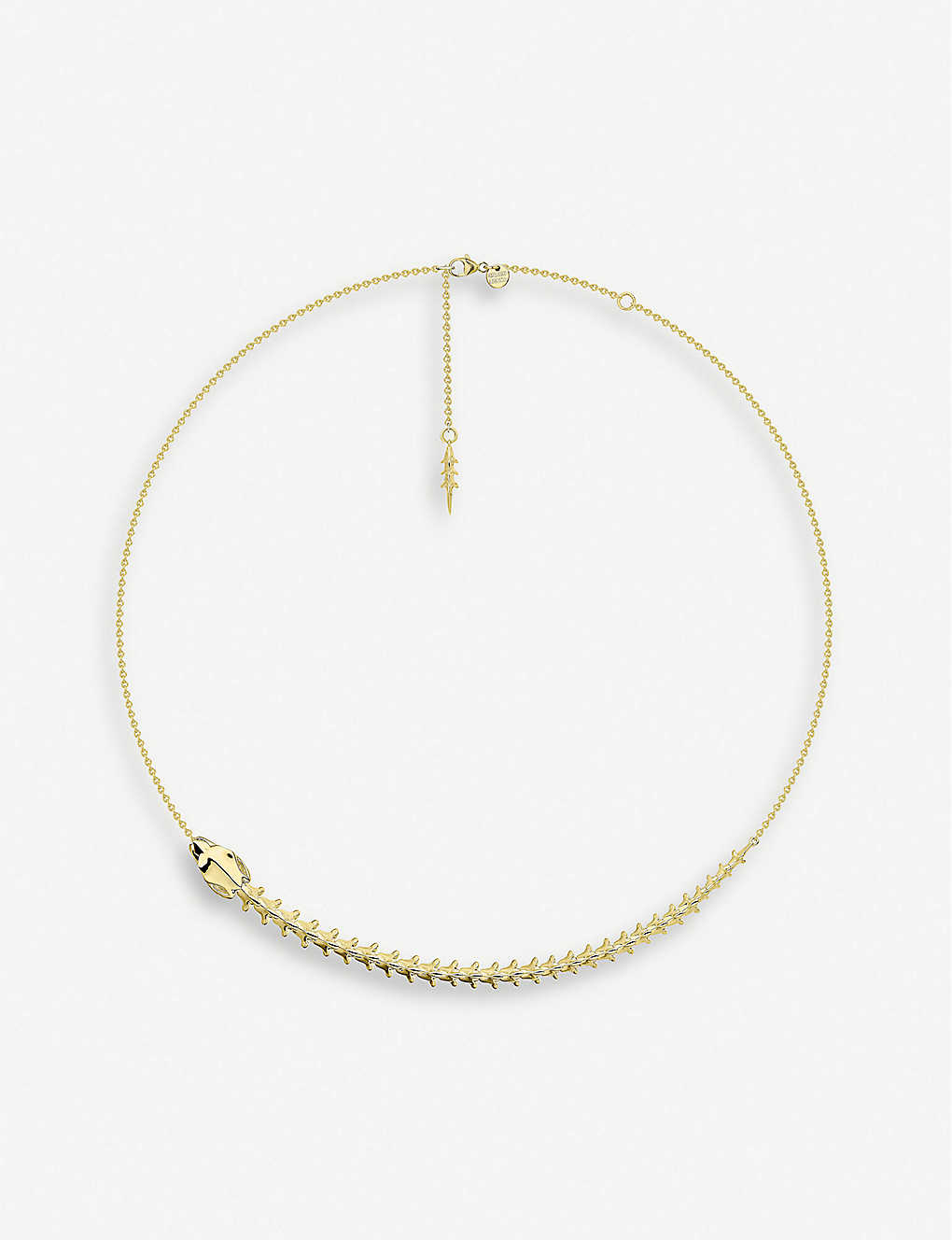 Shaun Leane Serpent Trace Yellow Gold-plated Vermeil Sterling Silver Necklace In Yellow Gold Vermeil