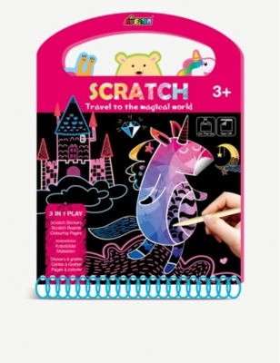 AVENIR: Scratch Travel to the Magical World activity book