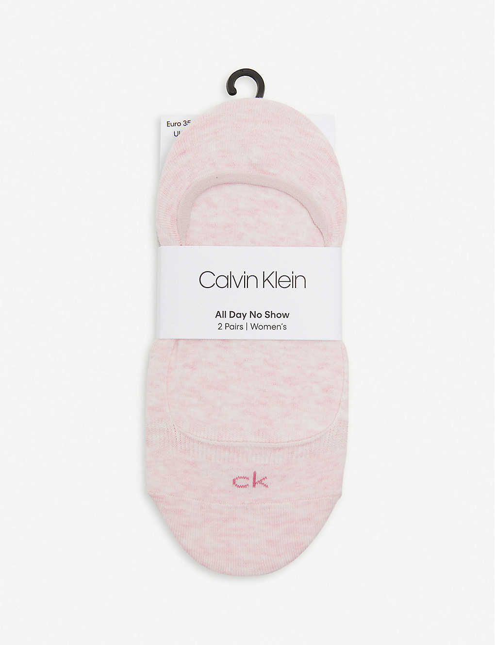 Calvin Klein Logo-embroidered Cotton-blend Socks Pack Of Two In G59 Pink Combo