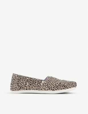 toms leopard canvas