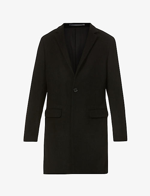 ALLSAINTS: Manor notch-lapel wool coat