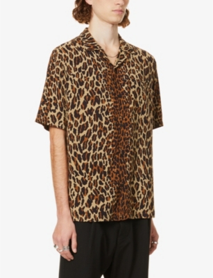 all saints leopard shirt