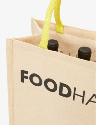 SELFRIDGES SELECTION: Canvas wine carrier bag