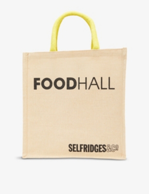 SELFRIDGES SELECTION Logo print reusable food bag Selfridges