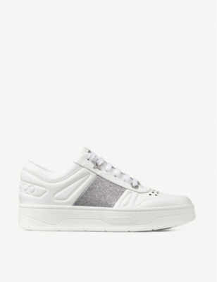 grey jimmy choo trainers
