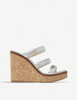 jimmy choo cork wedge