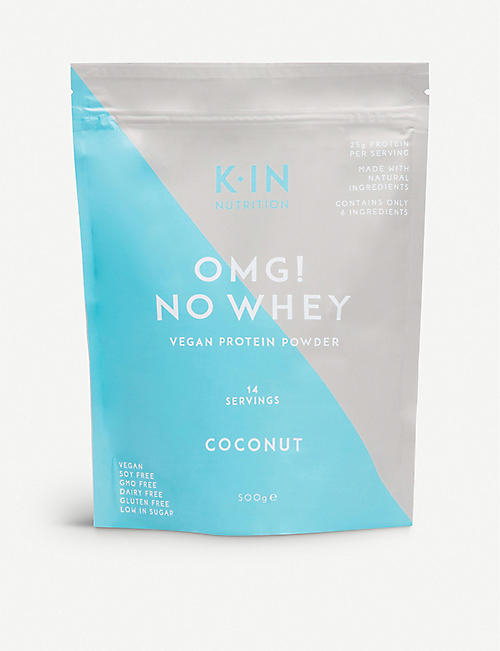 KIN NUTRITION: Omg No Whey vegan coconut protein powder 500g