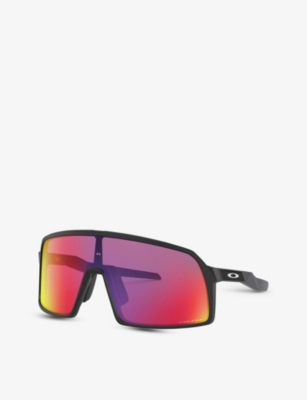 Oakley Womens Black Oo9462 Sutro S Shield Acetate Sunglasses In Black