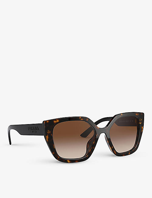 discount 74% WOMEN FASHION Accessories Sunglasses Prada Brown sunglasses Brown Single 