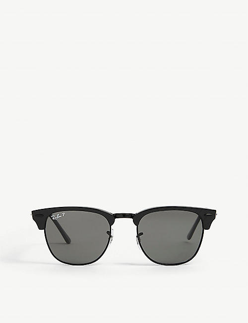 RAY-BAN: RB 3016 Clubmaster acetate sunglasses