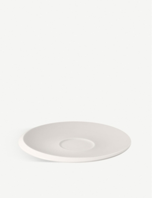 VILLEROY & BOCH: New Moon porcelain coffee cup saucer 17cm