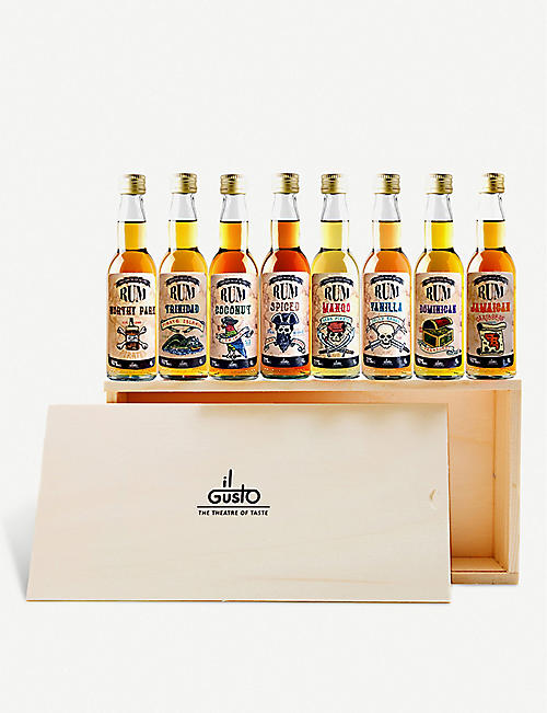 IL GUSTO: Miniature rum gift set pack of eight