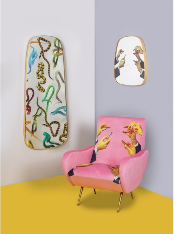 Seletti x TOILETPAPER Lipsticks mirror