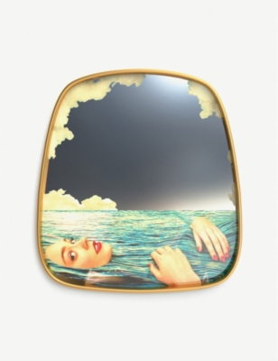 Seletti X Toiletpaper Sea Girl Mirror In Multi