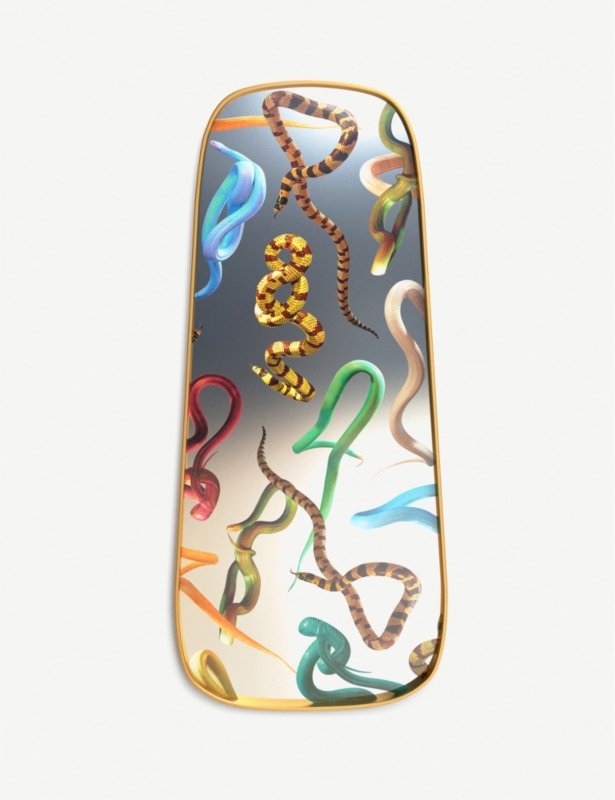 Seletti x TOILETPAPER Snakes mirror 1.4m x 62cm