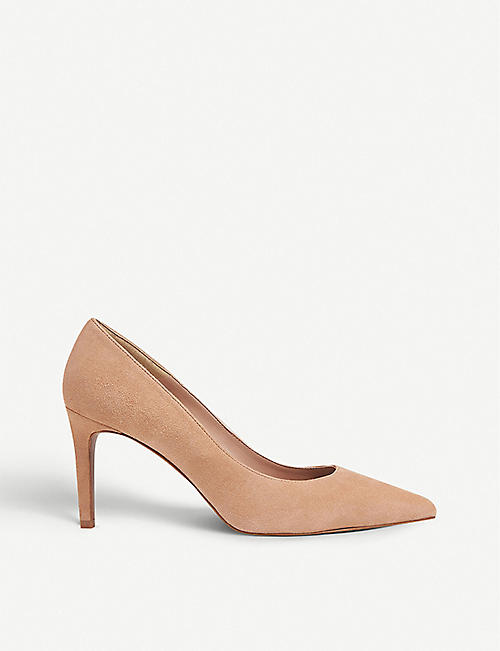 WHISTLES: Cari pointed suede courts