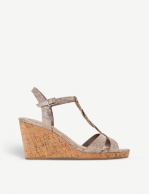 dune koala tan wedges
