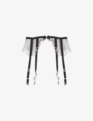 AGENT PROVOCATEUR - Lorna mesh suspender belt