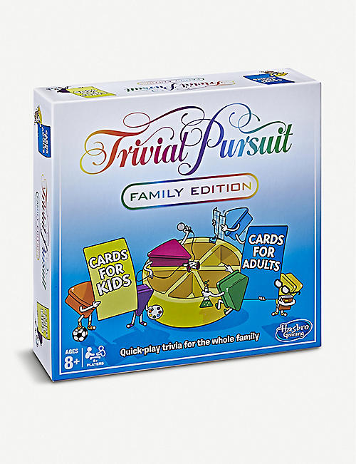 BOARD GAMES: Trivial Pursuit Family Edition