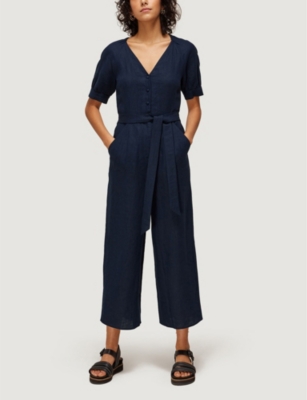 whistles utility crepe jumpsuit