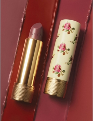 Shop Gucci Rouge À Lèvres Voile Lipstick 3.5g In 214