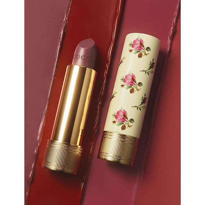 Shop Gucci Rouge À Lèvres Voile Lipstick 3.5g In 214