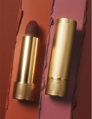 Shop Gucci Rouge À Lèvres Satin Lipstick 3.5g In 208
