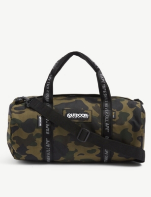 bape camo duffle bag