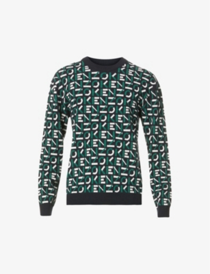 kenzo green jumper